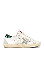 view 1 of 6 x REVOLVE Superstar Sneaker in White, Platinum, & Emerald Green