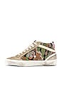 view 5 of 6 Mid Star Sneaker in Green Camoflage, Taupe, Black, Beige, & Antique Pink