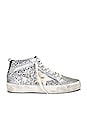 view 1 of 6 Mid Star Sneaker in Silver, Ivory, & Black