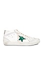 view 1 of 6 Mid Star Sneaker in Cream, Milky, Green, White, & Silver