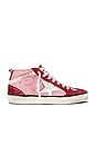 view 1 of 6 Mid Star Sneaker in Antique Pink, Red, & White