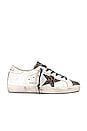 view 1 of 6 Superstar Sneaker in White, Taupe, Coffee Brown, & Ivory