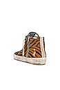 view 3 of 6 Slide Sneaker in Brown Zebra & White