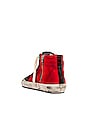 view 3 of 6 Slide Sneaker in Red & Black