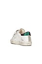 view 3 of 6 Old School Sneaker in White, Ice, & Emerald Green