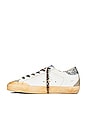 view 5 of 6 Superstar Sneaker in White, Taupe, & Silver