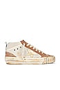 view 1 of 6 Mid Star Sneaker in Natural White, Tobacco, Golden, Cream, & Optic White