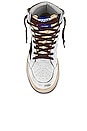 view 4 of 6 Sky Star Sneaker in White, Beige, & Chocolate Brown