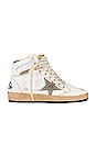 view 1 of 6 Sky Star Sneaker in White & Taupe