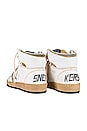 view 3 of 6 Sky Star Sneaker in White & Taupe