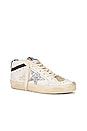view 2 of 6 Mid Star Sneaker in White, Silver, Wine, & Medieval Blue
