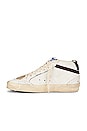 view 5 of 6 Mid Star Sneaker in White, Silver, Wine, & Medieval Blue