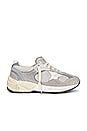 view 1 of 6 Running Dad Sneaker in Grey, Silver, & White