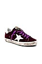 view 2 of 6 ZAPATILLAS DEPORTIVAS SUPERSTAR in Bordeaux Velvet & White Star