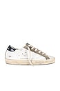 view 1 of 6 Super-Star Sneaker in White, Yellow, Taupe, & Night Blue