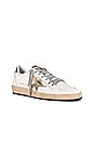 view 2 of 6 ZAPATILLA DEPORTIVA BALL STAR in Milk & Gold