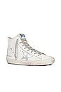view 2 of 6 Francy Sneaker in White, Silver, & Milk