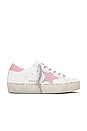 view 1 of 6 ZAPATILLA DEPORTIVA HI STAR in White & Antique Pink