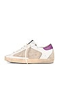 view 5 of 6 Super-Star Sneaker in Beige, White, Light Yellow, & Violet