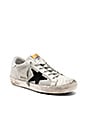 view 2 of 6 Superstar Sneaker in White Cord & Silver Lurex