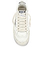 view 4 of 6 Hi Mid Star Sneaker in White, Silver, & Brown