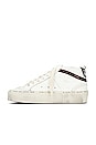 view 5 of 6 Hi Mid Star Sneaker in White, Silver, & Brown