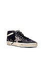 view 2 of 6 Mid Star Sneaker in Medieval Blue, Eclipse Navy, Silver Glitter, & Platinum