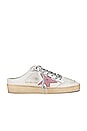 view 1 of 6 Ballstar Sabot Sneaker in White & Antique Pink