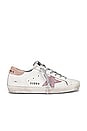 view 1 of 6 Super Star Sneaker in Optic White, Antique Pink, & Nougat
