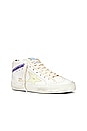 view 2 of 6 SNEAKERS MID STAR in White, Beige, Light Yellow, & Light Purple
