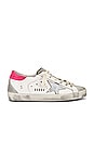 view 1 of 6 SNEAKERS SUPER STAR in White, Ice, Silver, & Lobster Fluo