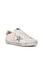 view 2 of 6 Super Star Sneaker in White, Silver, & Pink