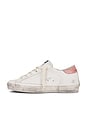 view 5 of 6 Super Star Sneaker in White, Silver, & Pink