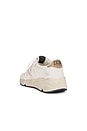 view 3 of 6 Running Sneaker in White, Gold, & Beige