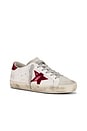 view 2 of 6 Super Star Sneaker in White, Red, & Ice