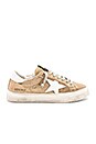 view 1 of 6 SNEAKERS MAY in Gold Crack & White Star