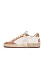 view 5 of 6 Ballstar Sneaker in White, Red, & Pink
