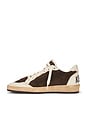 view 5 of 6 Ballstar Sneaker in Brown, Beige, & White