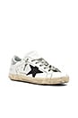 view 2 of 6 SNEAKERS SUPERSTAR in White Leather & Black Glitter
