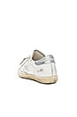 view 3 of 6 SNEAKERS SUPERSTAR in White Leather & Black Glitter
