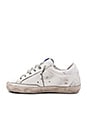 view 5 of 6 Superstar Sneaker in White Iridescent & Blue Star