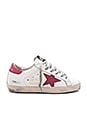 view 1 of 6 SNEAKERS SUPERSTAR in White & Rose Glitter