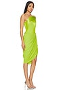 view 2 of 3 The Whirl Dress in Neon Green