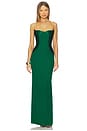 view 1 of 3 x REVOLVE Petal Column Gown in Emerald