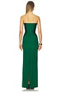 view 3 of 3 x REVOLVE Petal Column Gown in Emerald