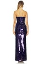 view 3 of 4 x REVOLVE X Revolve Azure Pailllet? Gown in Electric Blue