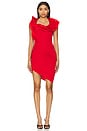 view 1 of 4 The Bloom Ruffle Dress in Red