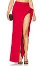 view 1 of 6 The Molded Nyx Skirt in Red
