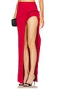 view 3 of 6 The Molded Nyx Skirt in Red