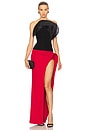 view 5 of 6 The Molded Nyx Skirt in Red